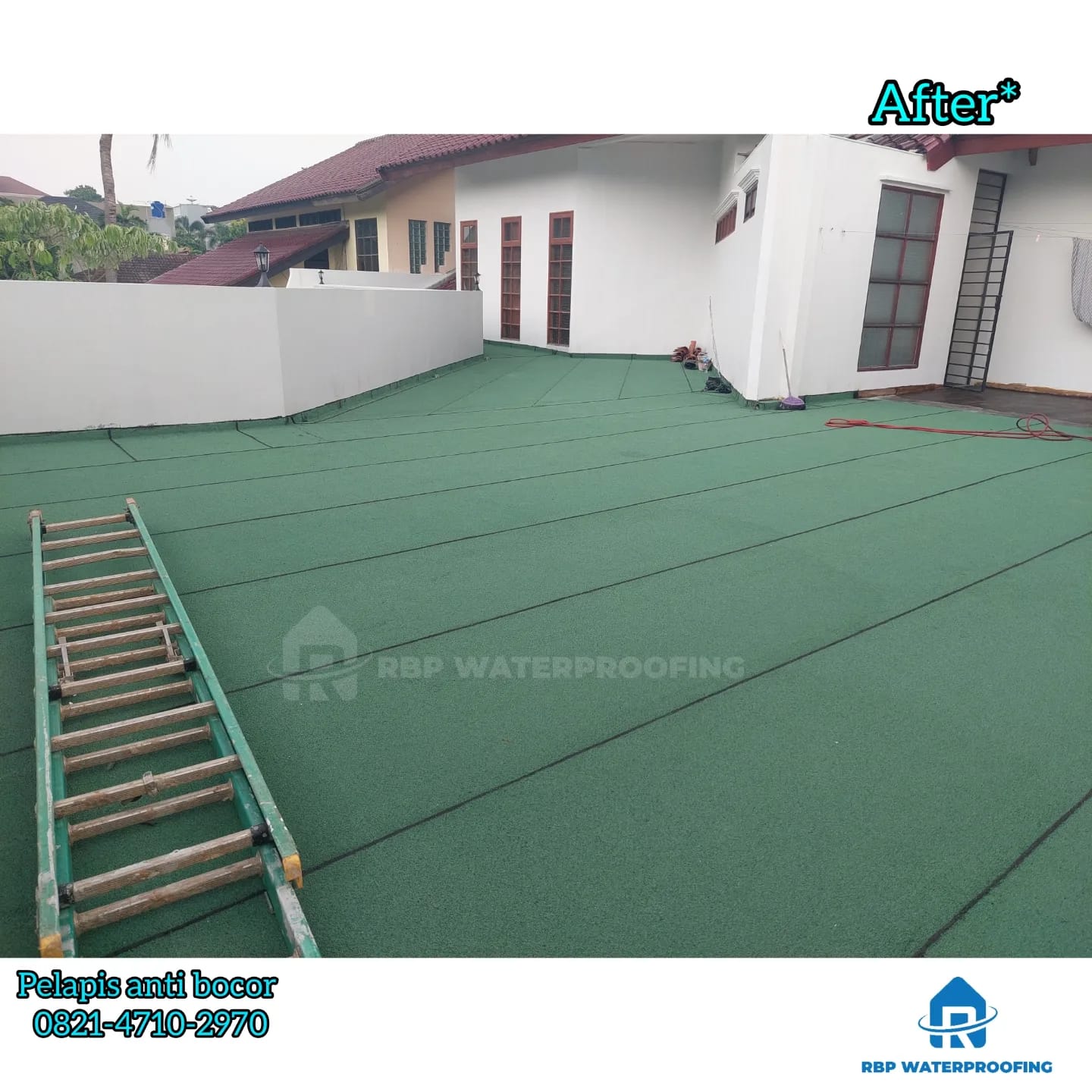 Aspal Membrane Atap bocor di Uluwatu