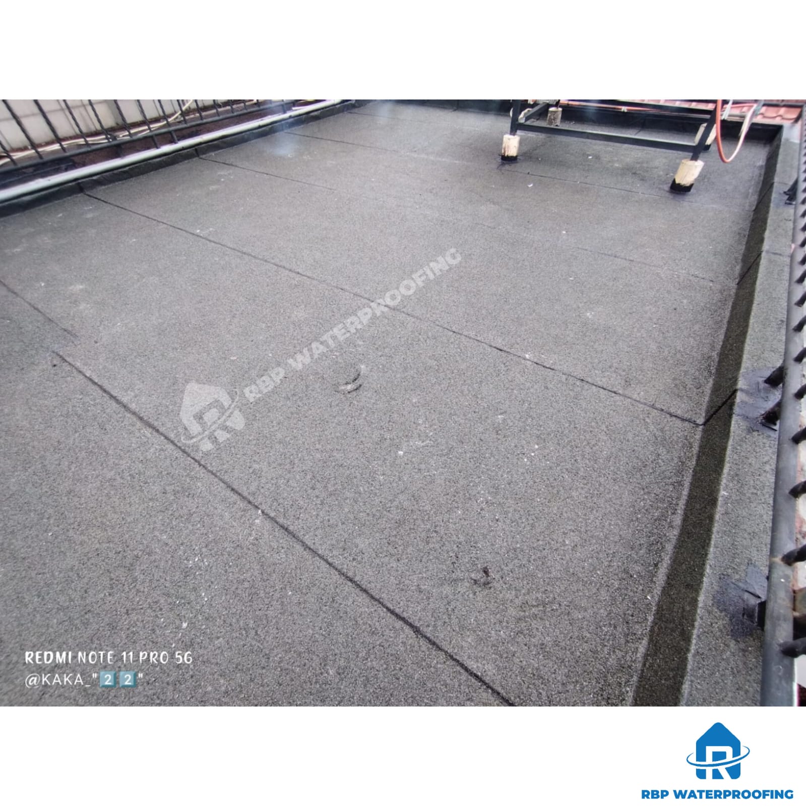 Aplikator Waterproofing membrane bakar aspal di Sanur