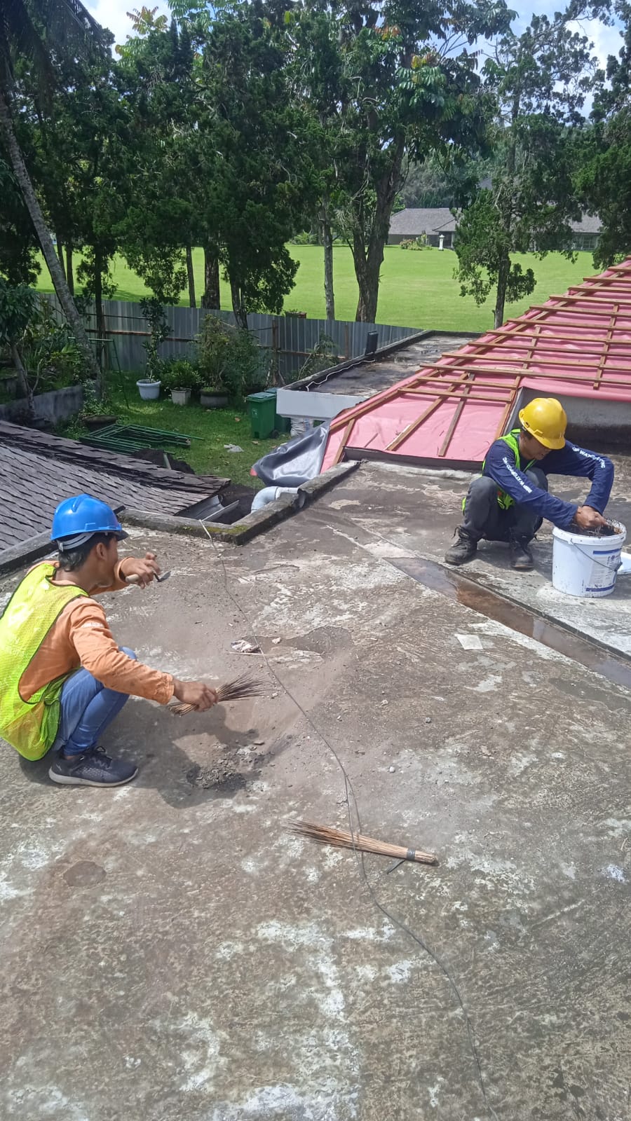 Jasa pasang waterproofing membrane di Sanur